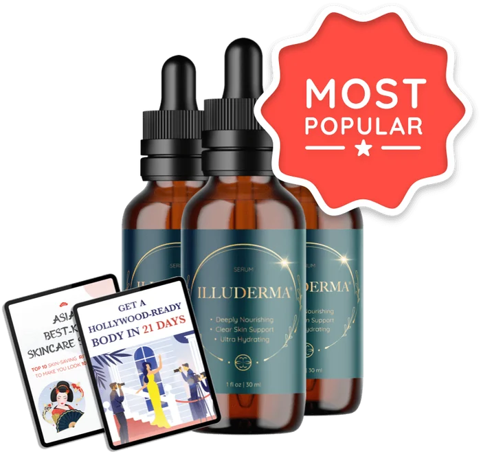 Illuderma 3 Bottles package